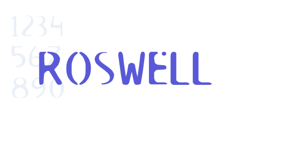 ROSWELL font