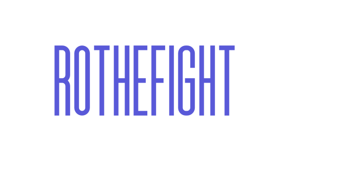 ROTHEFIGHT Font Download