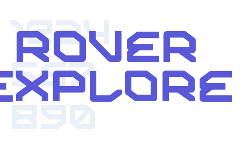 ROVER EXPLORE Font Download