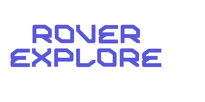 ROVER EXPLORE Font Download