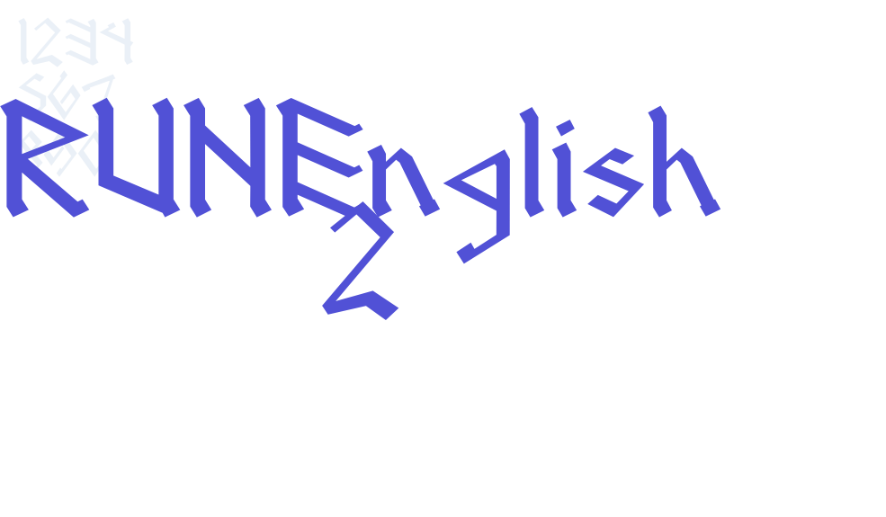 RUNEnglish 2-font-download