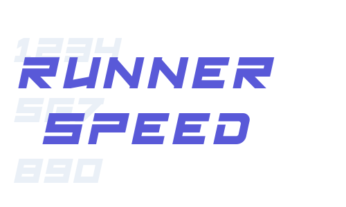 RUNNER SPEED Font Download