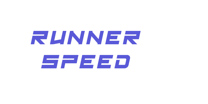 RUNNER SPEED Font Download