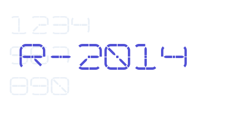 R-2014-font-download