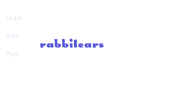 RabbitEars font