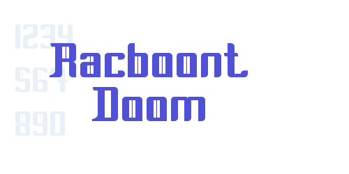 Racboont Doom-font-download