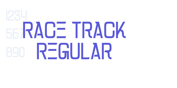 Race Track Regular font