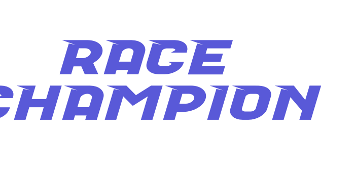 Race Champion Font