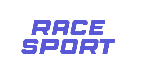 Race Sport Font Download