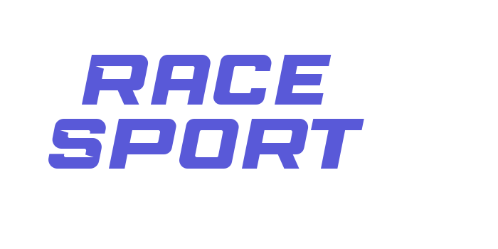 Race Sport Font