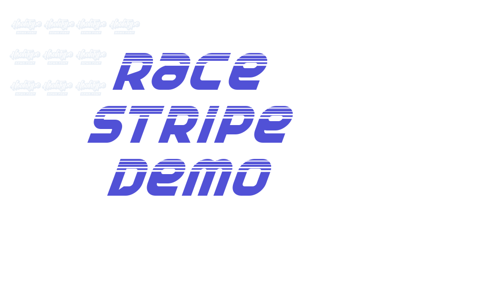 Race Stripe Demo-font-download