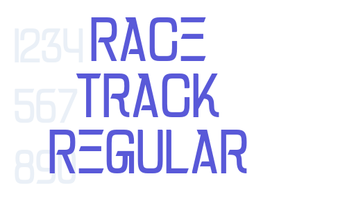 Race Track Regular Font