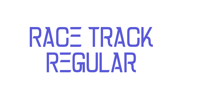 Race Track Regular Font Download