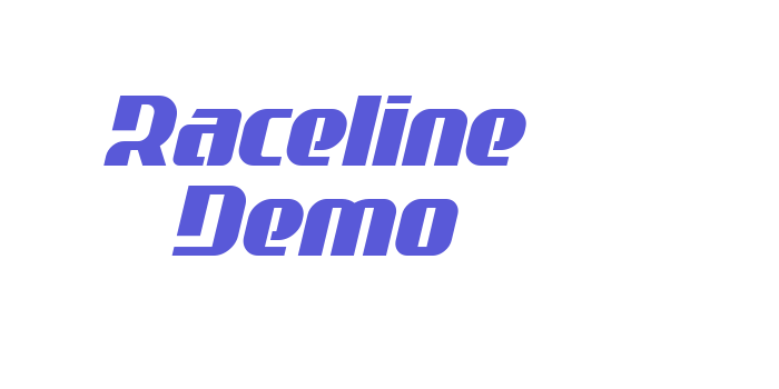 Raceline Demo Font Download