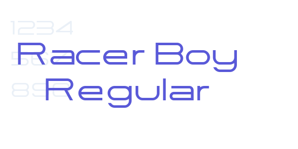 Racer Boy Regular font