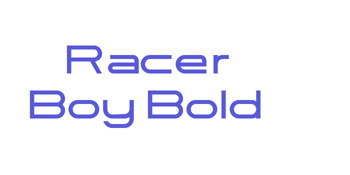 Racer Boy Bold Font