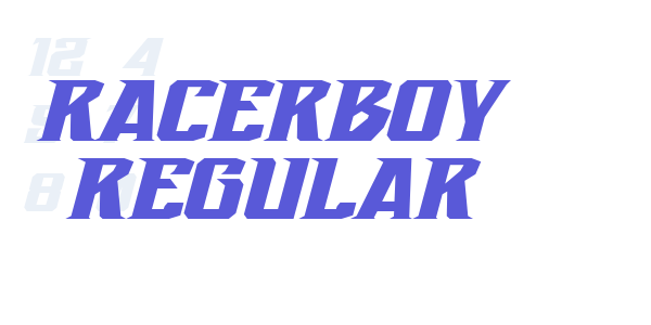 Racerboy Regular font free