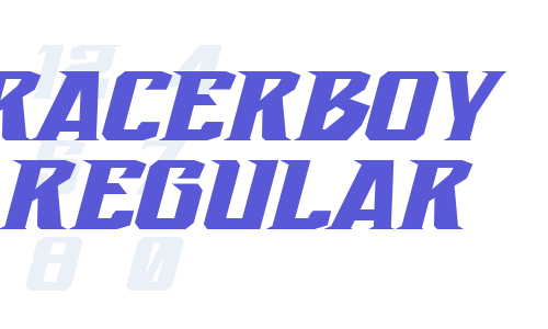 Racerboy Regular Font Download