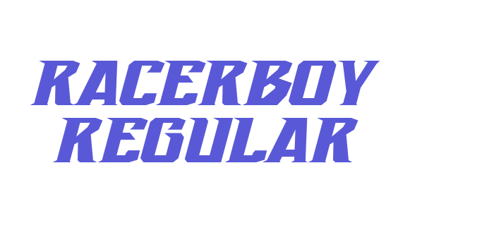 Racerboy Regular Font Download