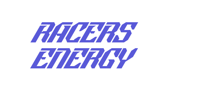 Racers Energy Font