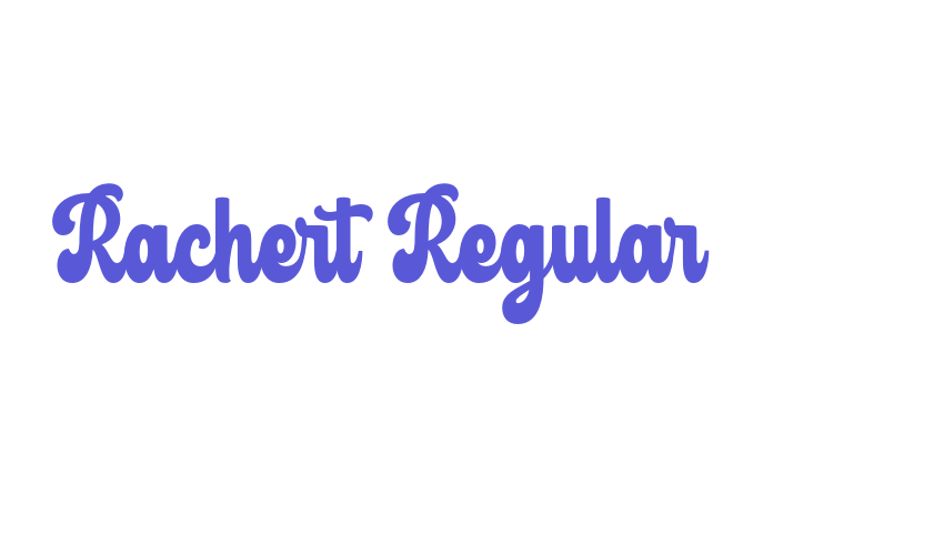 Rachert Regular Font