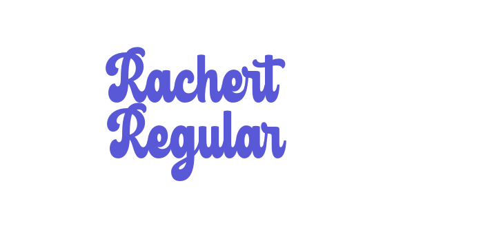 Rachert Regular Font Download