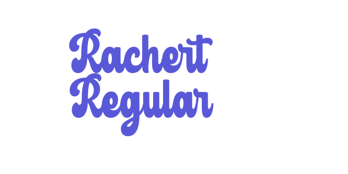 Rachert Regular Font