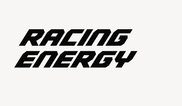 Racing Energy Font