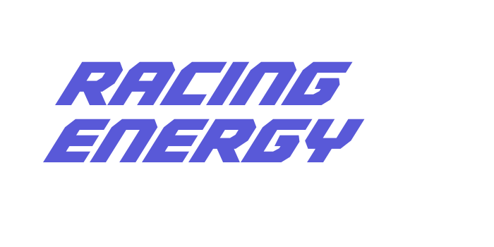 Racing Energy Font Download