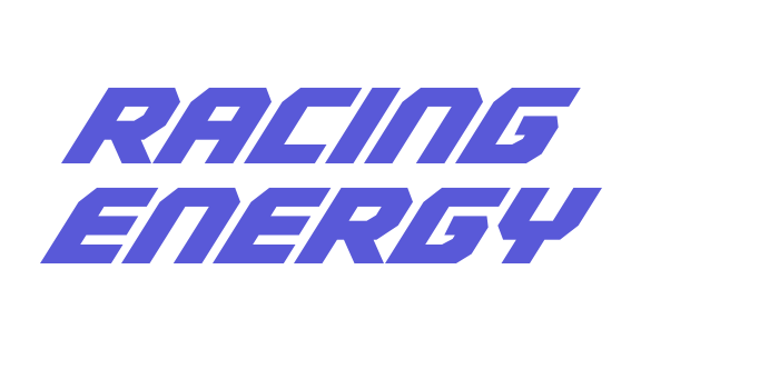 Racing Energy Font