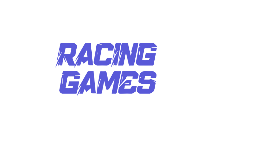 Racing Games Font Download