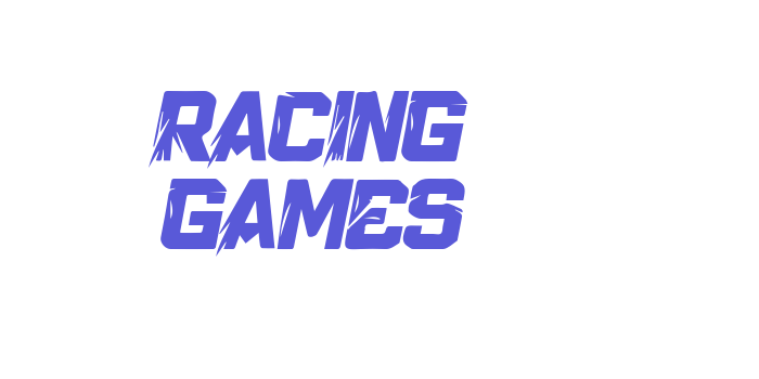 Racing Games Font Download