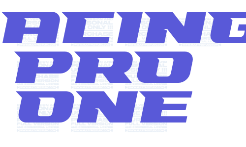 Racing Pro One Font Download