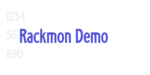 Rackmon Demo-font-download