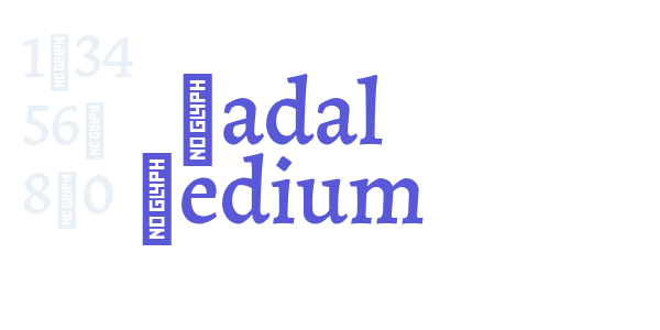 Radal Medium font free