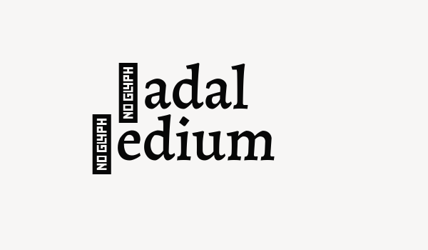 Radal Medium Font