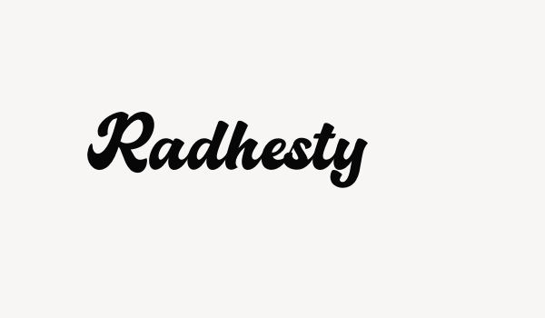 Radhesty Font