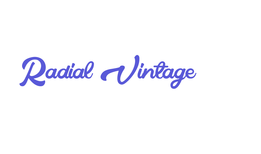 Radial Vintage Font Download