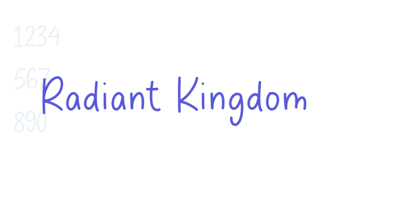 Radiant Kingdom font