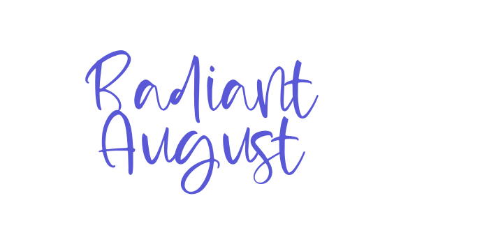 Radiant August Font Download