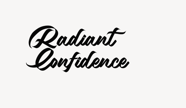 Radiant Confidence Font