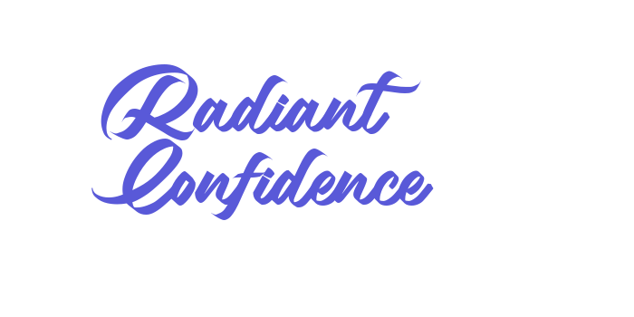 Radiant Confidence Font Download