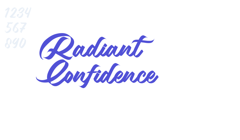 Radiant Confidence-font-download