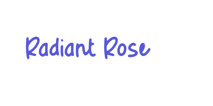 Radiant Rose Font Download