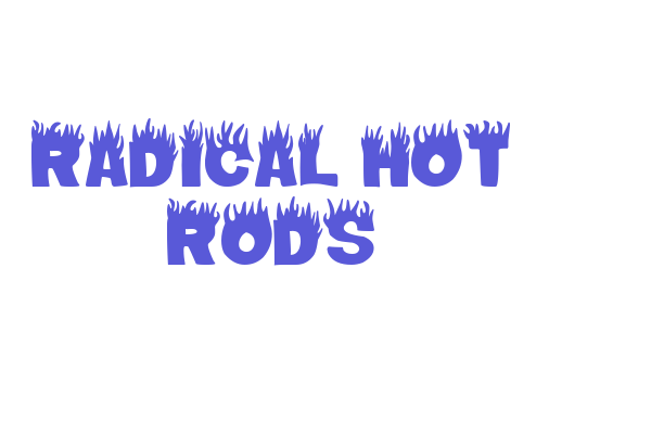 Radical Hot Rods Font