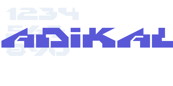 Radikal font free