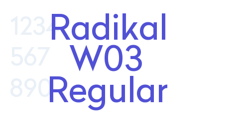 Radikal W03 Regular