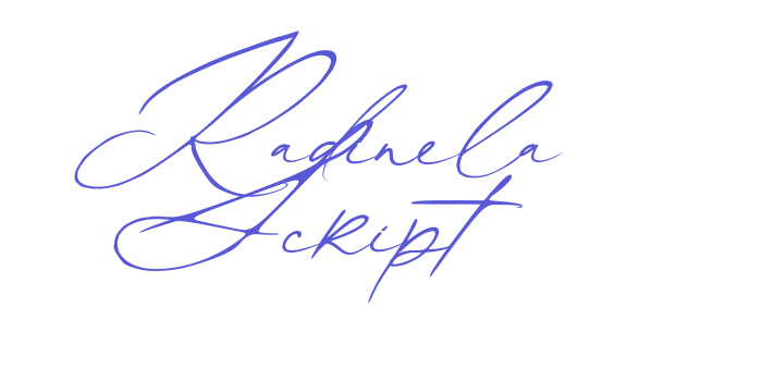 Radinela Script Font Download