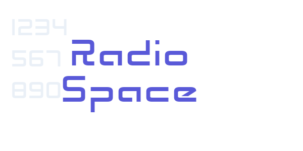 Radio Space font free