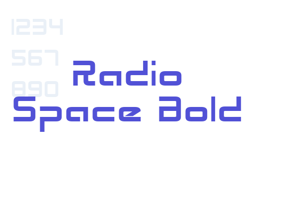 Radio Space Bold